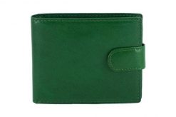 Portfel męski skórzany Barberini's - Zielony ciemny. Zielone portfele męskie Barberinis, bez wzorów, ze skóry. Za 115.99 zł.