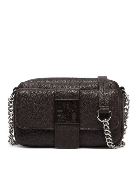 Armani Exchange Torebka XW000324 AF11902 U6032 Brązowy ciemny. Brązowe listonoszki damskie Armani Exchange, bez wzorów, ze skóry, bez dodatków. Za 564.99 zł.