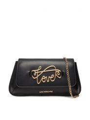 LOVE MOSCHINO Torebka JC4266PP0MKG0000 Czarny. Czarne torebki klasyczne damskie Love Moschino, bez wzorów, ze skóry, wizytowe, bez kołnierzyka, bez ramiączek. Za 489.99 zł.