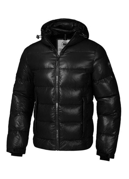 Kurtka zimowa męska Pitbull z kapturem Pepperwood. Niebieskie kurtki męskie PITBULL, na zimę, m, z aplikacjami, z materiału, z kapturem. Za 449.00 zł.