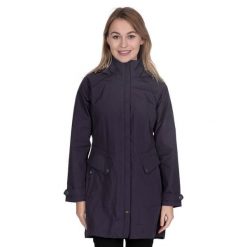 Kurtka Damska Rainy Day Wodoodporna. Niebieskie kurtki damskie Trespass, l, bez wzorów, z bawełny, z kapturem. Za 386.99 zł.