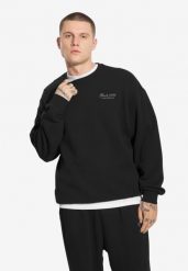 Bluza sportowa męska Prosto Team bez kaptura. Czarne bluzy bez kaptura męskie Prosto., z aplikacjami, z bawełny, sportowe, bez kołnierzyka, bez ramiączek. Za 158.99 zł.