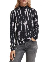Scotch & Soda Koszulka w kolorze czarnym rozmiar: M. Czarne bluzki damskie Scotch & Soda, m, bez wzorów, bez kołnierzyka, bez ramiączek. Za 100.99 zł.