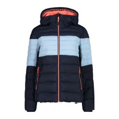 Damska kurtka z kapturem CMP. Czarne kurtki damskie CMP, l, bez wzorów, z puchu, z kapturem. Za 582.25 zł.