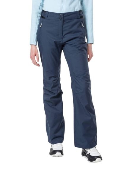 Spodnie narciarskie Rossignol damskie Ski Pant granatowe. Niebieskie spodnie materiałowe damskie Rossignol, bez wzorów, z materiału, klasyczne. Za 566.10 zł.