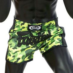 Spodenki Muay Thai Fairtex BS1710 Camo S. Zielone szorty męskie FAIRTEX, bez kołnierzyka. Za 279.00 zł.