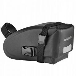 Sakwa, torba rowerowa pod siodło Rockbros AS-004BK. Czarne torebki klasyczne damskie ROCKBROS, bez wzorów, bez dodatków. Za 69.99 zł.
