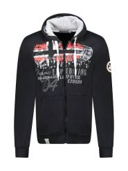 Geographical Norway Bluza "Gelegant" w kolorze czarnym rozmiar: S. Czarne bluzy z kapturem męskie Geographical Norway, s. Za 118.56 zł.