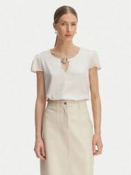 Rinascimento Bluzka CFC0127852003 Beżowy Regular Fit. Brązowe bluzki damskie RINASCIMENTO, l, bez wzorów, z syntetyku, bez ramiączek. Za 399.99 zł.