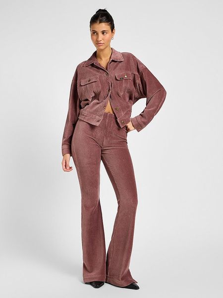 Lee Kurtka sztruksowa w kolorze bordowym rozmiar: M. Czerwone kurtki damskie Lee, m, bez wzorów, ze sztruksu, bez kaptura. Za 263.95 zł.