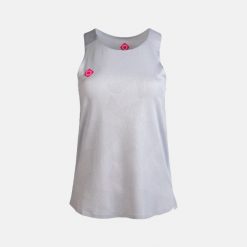 Techniczny top GENOVA, oddychający i szybkoschnący. Czerwone topy damskie IZAS, l, bez wzorów, bez kołnierzyka. Za 160.83 zł.