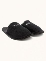 Kitz-pichler Kapcie "Happy" w kolorze czarnym rozmiar: 39/40. Czarne kapcie damskie kitz-pichler, z materiału. Za 60.99 zł.