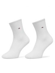 Tommy Hilfiger Skarpety długie 701238849 Biały. Białe skarpetki damskie Tommy Hilfiger, bez wzorów, z syntetyku. Za 59.99 zł.