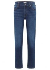 Dżinsy ze stretchem Mustang Tramper, prosta nogawka. Niebieskie jeansy męskie bonprix. Za 189.99 zł.