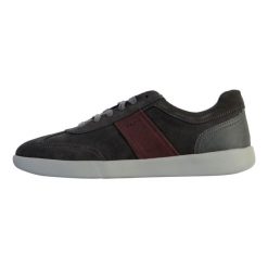 Tenisówki Geox Model U Rieti Kolor Szary. Czarne trampki i tenisówki męskie Geox, bez wzorów, z materiału, bez zapięcia. W wyprzedaży za 383.80 zł.