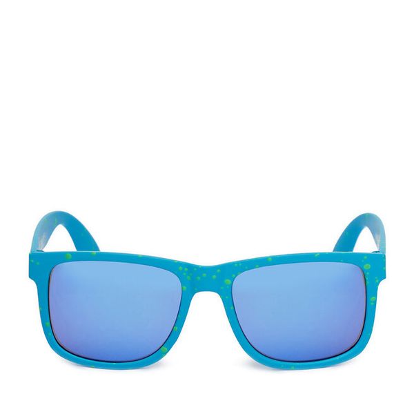 Okulary przeciwsłoneczne Quiksilver. Niebieskie okulary przeciwsłoneczne dziecięce Quiksilver. Za 39.99 zł.