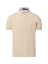 Polo Ralph Lauren Męska koszulka polo Mężczyźni Bawełna beżowy jednolity, XL. Brązowe koszulki polo męskie Polo Ralph Lauren, m, bez wzorów, z bawełny, bez ramiączek. Za 529.95 zł.