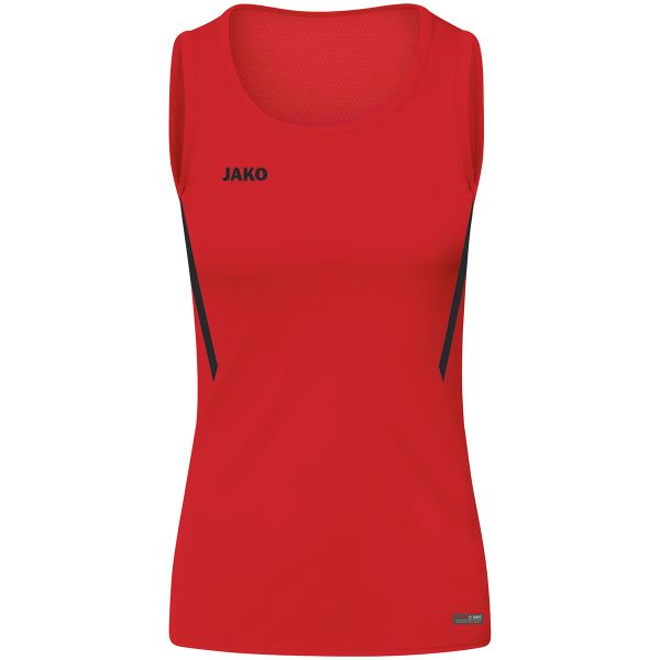 Damski tank top Jako top Challenge. Czarne topy sportowe damskie Jako, bez wzorów, bez ramiączek. Za 164.50 zł.