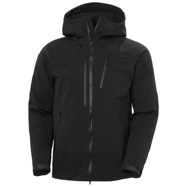 Kurtka narciarska Helly Hansen Odin Infinity 2.0. Czarne kurtki męskie Helly Hansen, m, bez wzorów, bez kaptura, narciarskie. W wyprzedaży za 2,902.00 zł.