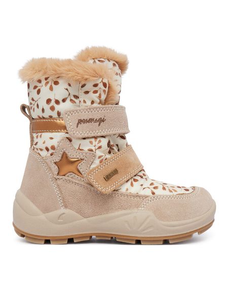 Primigi Śniegowce GORE-TEX 2379155 M Beżowy. Brązowe kozaki dziewczęce Primigi, z gore-texu. Za 399.99 zł.