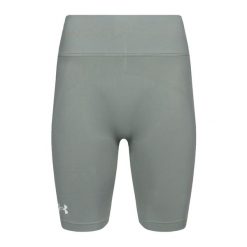 Spodenki fitness damskie Under Armour Train Seamless. Zielone spodenki sportowe damskie Under Armour, bez wzorów, sportowe. Za 129.99 zł.