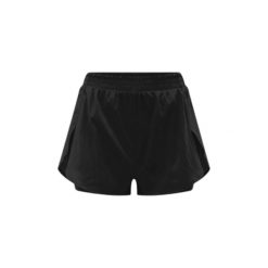 Szorty damskie Girlfriend Collective. Czarne szorty damskie GIRLFRIEND COLLECTIVE, bez wzorów, sportowe. Za 317.00 zł.