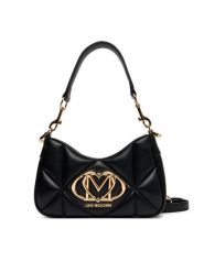 LOVE MOSCHINO Torebka JC4080PP1NLC0000 Czarny. Czarne torebki klasyczne damskie Love Moschino, bez wzorów, ze skóry, bez dodatków. Za 749.99 zł.