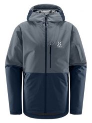 Haglöfs Kurtka narciarska "Gondol Insulated" w kolorze niebiesko-granatowym rozmiar: S. Niebieskie kurtki narciarskie i snowboardowe damskie Haglöfs, s, bez wzorów, bez kaptura. Za 740.45 zł.