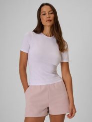 4F T-shirt slim gładki damski - biały XS. Białe t-shirty damskie 4f, xs, bez wzorów, z materiału, bez kołnierzyka. Za 59.99 zł.