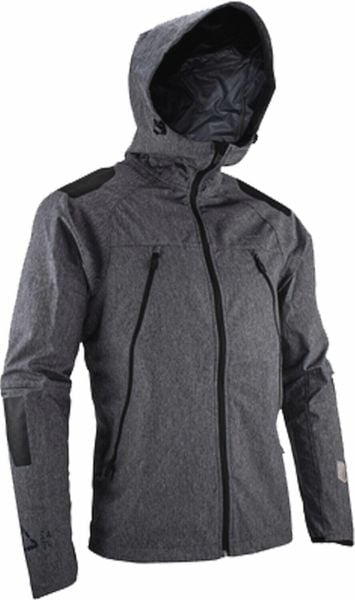 Kurtka rowerowa MTB męska Leatt HydraDri 4.0. Czarne kurtki męskie LEATT, m, z aplikacjami, z materiału, bez kaptura. Za 764.15 zł.