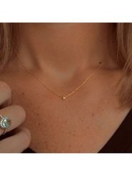OR Carats Złoty naszyjnik z diamentami rozmiar: onesize. Żółte naszyjniki damskie OR Carats, złote. Za 724.78 zł.