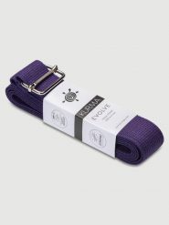 Pasek do jogi Kurma Evolve 300 cm. Fioletowe paski męskie KURMA, bez wzorów, z bawełny, biznesowe. Za 69.99 zł.