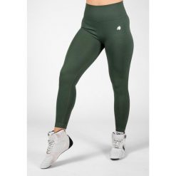 Legginsy sportowe damskie Neiro Bezszwowe. Fioletowe legginsy damskie GORILLA WEAR, s, bez wzorów. Za 212.00 zł.