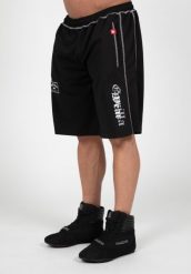 Marlow Mesh Szorty - Czarny/Szary. Szare szorty męskie GORILLA WEAR, bez wzorów, z meshu. Za 193.00 zł.