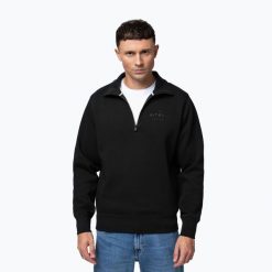 Bluza męska Pitbull Sampson HZ. Czarne bluzy bez kaptura męskie PITBULL, l, z bawełny. Za 239.99 zł.