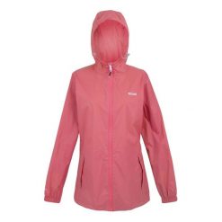 Kurtka trekkingowa damska Pack It Jacket III kieszonkowa przeciwdeszczowa. Białe kurtki damskie Regatta, bez kaptura. Za 149.99 zł.
