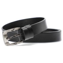 Czarny Elegancki Pasek Damski Armodo. Czarne paski damskie Armodo, bez wzorów, z jeansu, biznesowe. Za 79.00 zł.