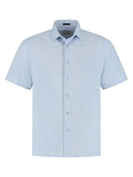 DSTREZZED Koszula w kolorze błękitnym rozmiar: 3XL. Niebieskie koszule męskie DSTREZZED, xl, bez wzorów, bez kołnierzyka, bez ramiączek. Za 158.10 zł.