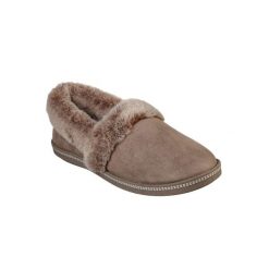 Espadryle damskie Skechers Cozy Campfire. Brązowe espadryle damskie Skechers, bez wzorów, bez obcasa. Za 207.50 zł.