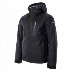 Kurtka zimowa męska narciarska Icepeak Capot. Czarne kurtki narciarskie i snowboardowe damskie ICEPEAK, m, bez wzorów, bez kaptura, narciarskie. Za 642.66 zł.