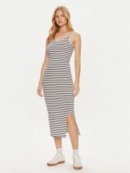 Vero Moda Sukienka letnia My Soft 10305782 Biały Tight Fit. Białe sukienki damskie Vero Moda, na lato, l, bez wzorów, z bawełny, bez kołnierzyka, bez ramiączek. Za 89.99 zł.
