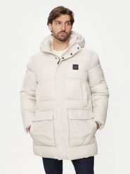 Calvin Klein Płaszcz zimowy K10K113465 Beżowy Regular Fit. Brązowe płaszcze męskie CALVIN KLEIN, na zimę, m, bez wzorów, z syntetyku. Za 1,069.00 zł.