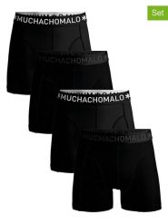 Muchachomalo Bokserki (4 pary) w kolorze czarnym rozmiar: XXL. Czarne bokserki męskie Muchachomalo, bez wzorów. Za 139.95 zł.