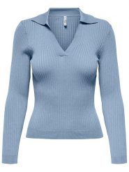ONLY Sweter w kolorze błękitnym rozmiar: XL. Niebieskie swetry klasyczne damskie Only, xl, bez kołnierzyka. Za 83.42 zł.