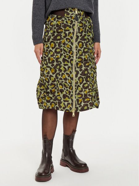 Alpha Industries Spódnica midi 148067 Zielony Regular Fit. Zielone spódniczki damskie Alpha Industries, l, bez wzorów, z syntetyku, midi. Za 369.99 zł.