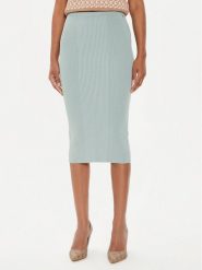 Guess Spódnica ołówkowa W4YD77 Z2YN2 Zielony Slim Fit. Zielone spódniczki damskie Guess, xs, z aplikacjami, z syntetyku, ołówkowe. Za 189.99 zł.