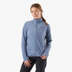 Bluza polarowa turystyka damska Swedemount Stryn Fleece szybkoschnąca. Fioletowe bluzy bez kaptura damskie SWEDEMOUNT, z polaru. Za 169.99 zł.