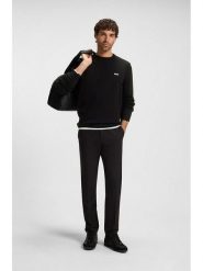 Hugo Boss Sweter w kolorze czarnym rozmiar: XXL. Czarne swetry męskie Hugo Boss, xxl, bez wzorów, z bawełny, bez kołnierzyka. Za 289.95 zł.