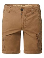 Timezone Szorty chino "Stanley" w kolorze jasnobrązowym rozmiar: W32. Brązowe szorty męskie Timezone, bez wzorów. Za 144.58 zł.