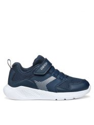 Geox Sneakersy J Sprintye J55GBA 0BC14 C4002 M Granatowy. Niebieskie buty sportowe chłopięce Geox, bez wzorów, ze skóry, bez zapięcia. Za 189.99 zł.